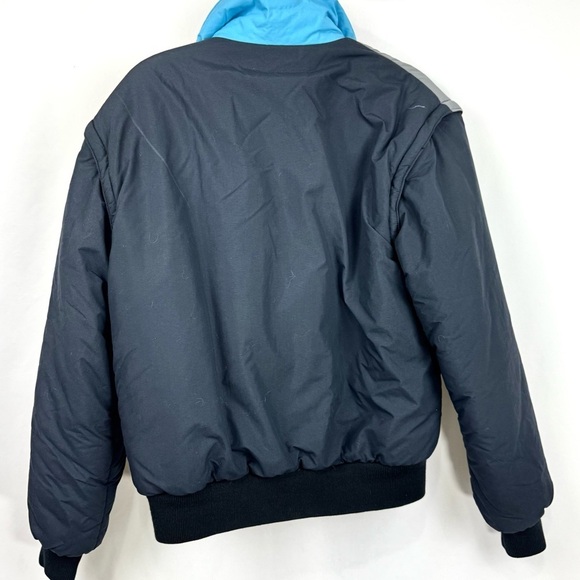 VTG 80s Ossi Jacket Ski Puffer Coat Vest Zip Off Sleeves Men’s M Colorblock Rare - Picture 2 of 11